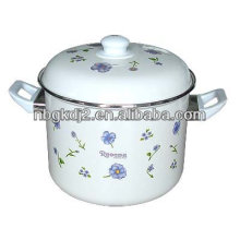 enamel cooking pot with double bakelite handle